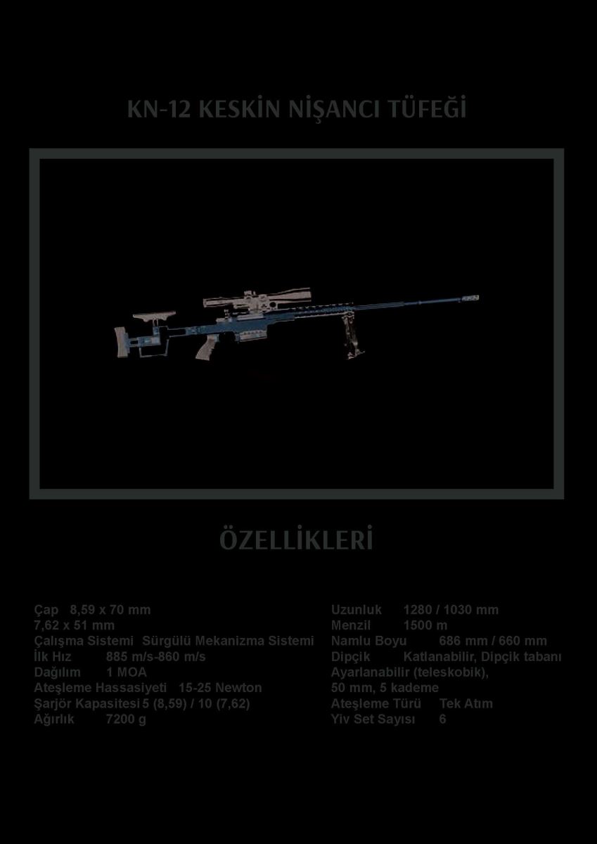 KN-12 KESKİN NİŞANCI TÜFEĞİ