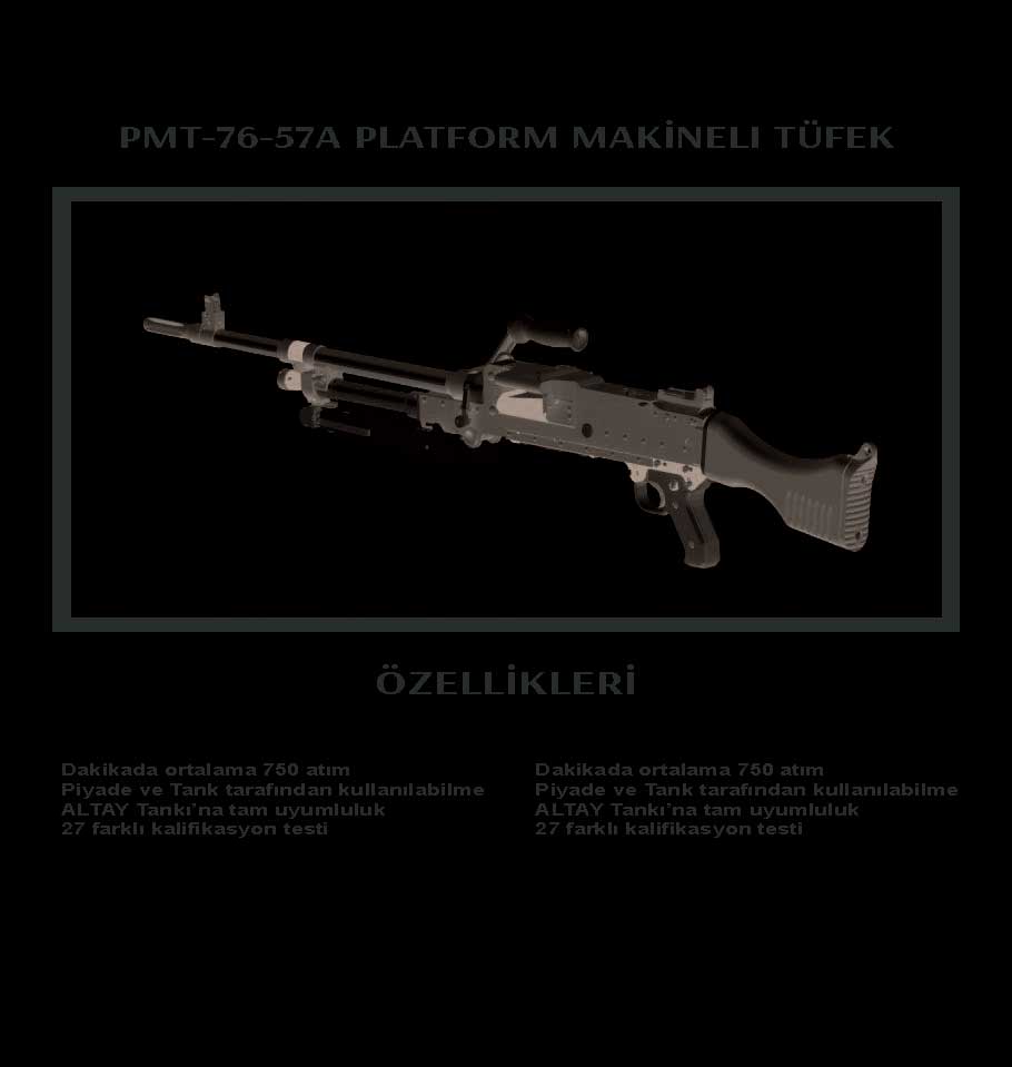 PMT-76-57A PLATFORM MAKİNELI TÜFEK