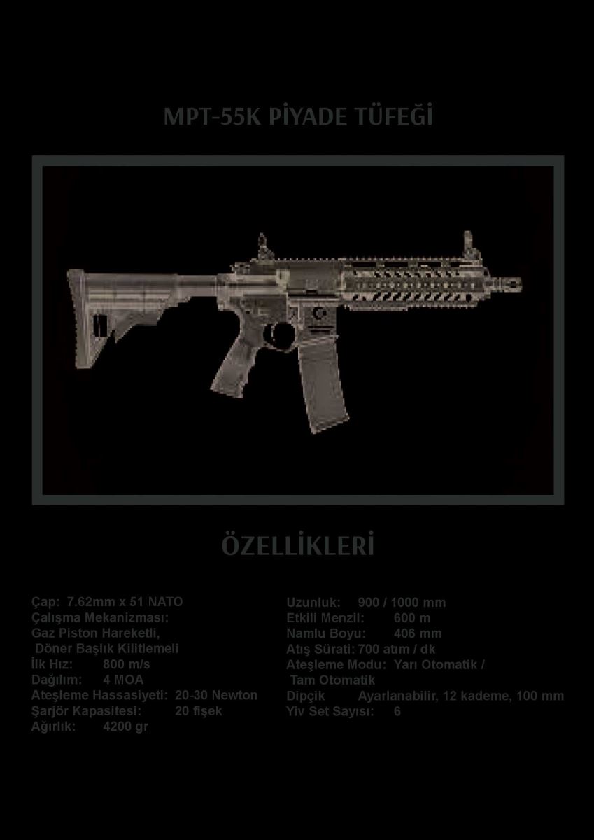 MPT-55K PİYADE TÜFEĞİ