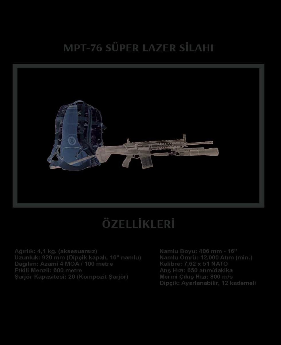 MPT-76 SÜPER LAZER SİLAHI