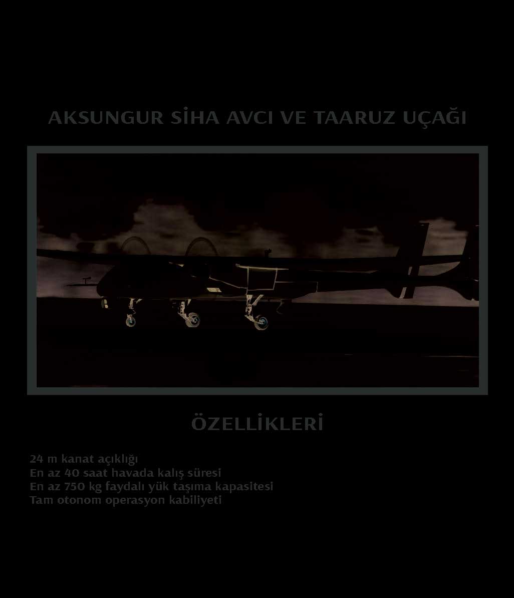 AKSUNGUR SİHA AVCI VE TAARUZ UÇAĞI